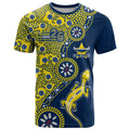 North Queensland Cowboys NAIDOC Week 2026 T Shirt Aboriginal Lizard Dot Painting - 50 Years of Deadly