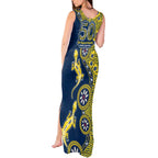 North Queensland Cowboys NAIDOC Week 2026 Tank Maxi Dress Aboriginal Lizard Dot Painting - 50 Years of Deadly
