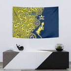 North Queensland Cowboys NAIDOC Week 2026 Tapestry Aboriginal Lizard Dot Painting - 50 Years of Deadly