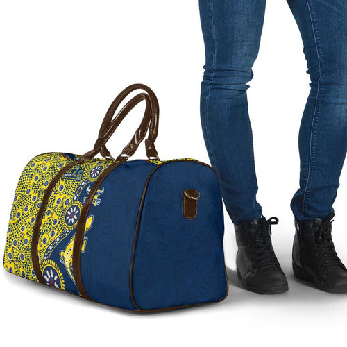 North Queensland Cowboys NAIDOC Week 2026 Travel Bag Aboriginal Lizard Dot Painting - 50 Years of Deadly