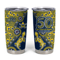 North Queensland Cowboys NAIDOC Week 2026 Tumbler Cup Aboriginal Lizard Dot Painting - 50 Years of Deadly