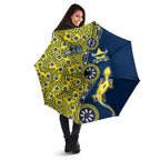 North Queensland Cowboys NAIDOC Week 2026 Umbrella Aboriginal Lizard Dot Painting - 50 Years of Deadly