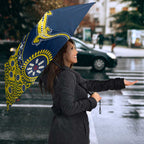 North Queensland Cowboys NAIDOC Week 2026 Umbrella Aboriginal Lizard Dot Painting - 50 Years of Deadly
