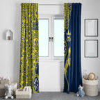 North Queensland Cowboys NAIDOC Week 2026 Window Curtain Aboriginal Lizard Dot Painting - 50 Years of Deadly