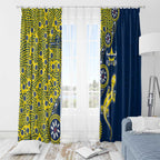 North Queensland Cowboys NAIDOC Week 2026 Window Curtain Aboriginal Lizard Dot Painting - 50 Years of Deadly