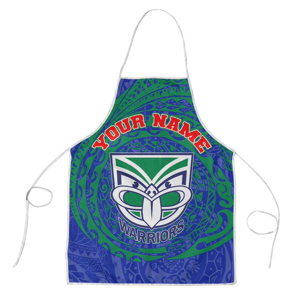 Personalized New Zealand Warriors Apron Polynesian Tribal Chest and Sleeve Tattoo