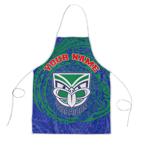 Personalized New Zealand Warriors Apron Polynesian Tribal Chest and Sleeve Tattoo