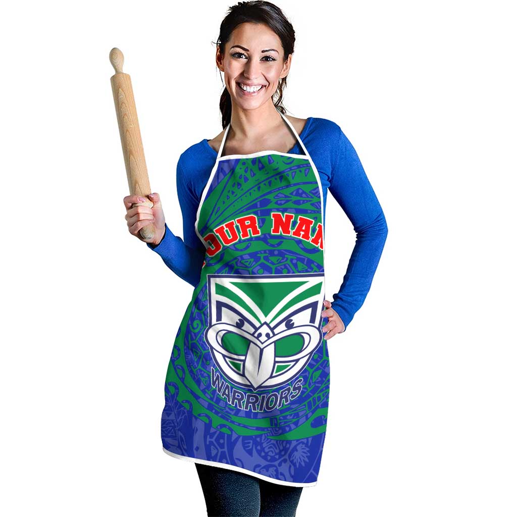 Personalized New Zealand Warriors Apron Polynesian Tribal Chest and Sleeve Tattoo