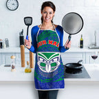 Personalized New Zealand Warriors Apron Polynesian Tribal Chest and Sleeve Tattoo