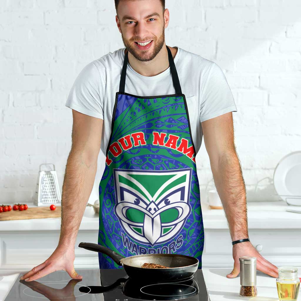 Personalized New Zealand Warriors Apron Polynesian Tribal Chest and Sleeve Tattoo