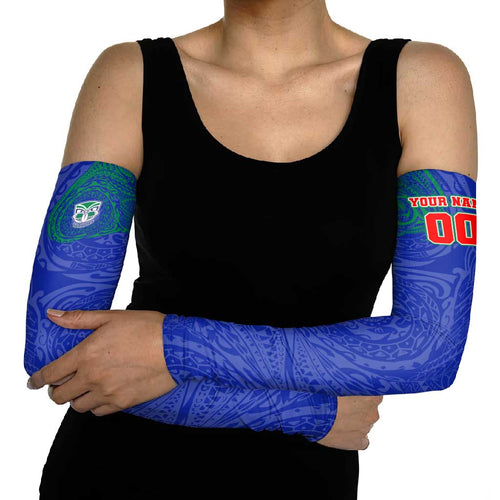 Personalized New Zealand Warriors Arm Sleeves Polynesian Tribal Chest and Sleeve Tattoo