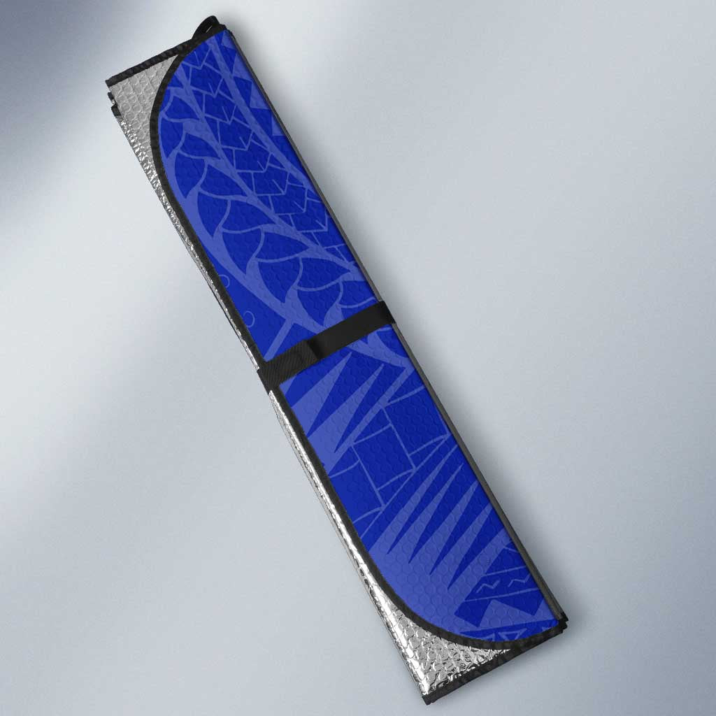 Personalized New Zealand Warriors Auto Sun Shade Polynesian Tribal Chest and Sleeve Tattoo