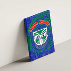 Personalized New Zealand Warriors Canvas Wall Art Polynesian Tribal Chest and Sleeve Tattoo