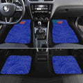 Personalized New Zealand Warriors Car Mats Polynesian Tribal Chest and Sleeve Tattoo