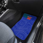 Personalized New Zealand Warriors Car Mats Polynesian Tribal Chest and Sleeve Tattoo