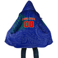 Personalized New Zealand Warriors Cloak Polynesian Tribal Chest and Sleeve Tattoo