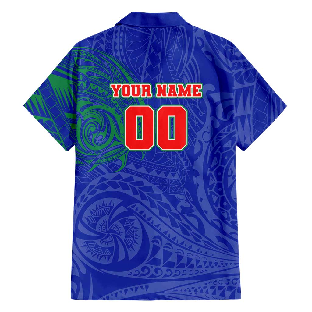 Personalized New Zealand Warriors Family Matching Off Shoulder Maxi Dress and Hawaiian Shirt Polynesian Tribal Chest and Sleeve Tattoo