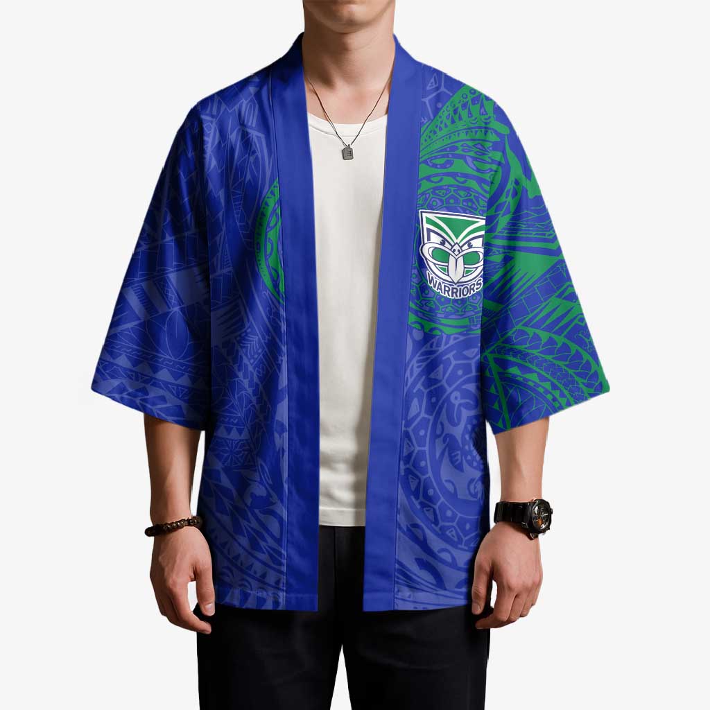 Personalized New Zealand Warriors Kimono Polynesian Tribal Chest and Sleeve Tattoo