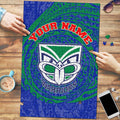 Personalized New Zealand Warriors Puzzle Polynesian Tribal Chest and Sleeve Tattoo