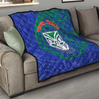 Personalized New Zealand Warriors Quilt Polynesian Tribal Chest and Sleeve Tattoo