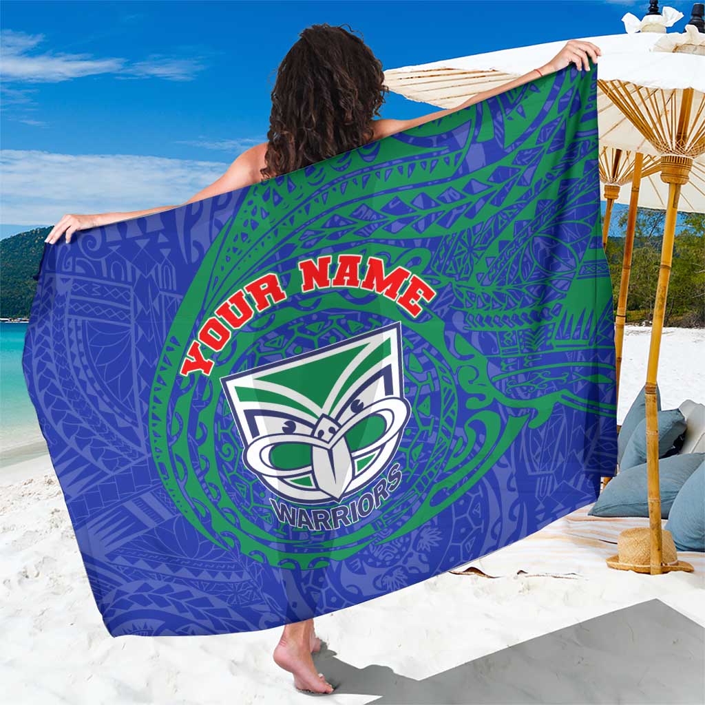 Personalized New Zealand Warriors Sarong Polynesian Tribal Chest and Sleeve Tattoo