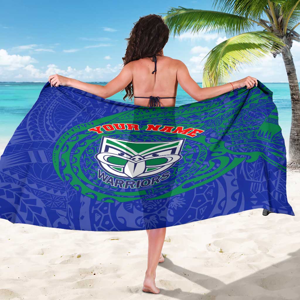 Personalized New Zealand Warriors Sarong Polynesian Tribal Chest and Sleeve Tattoo