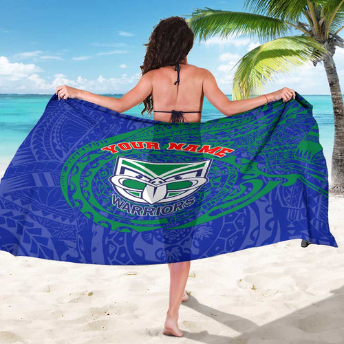 Personalized New Zealand Warriors Sarong Polynesian Tribal Chest and Sleeve Tattoo