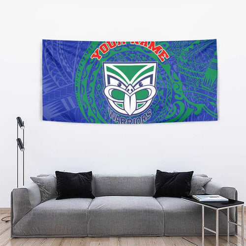 Personalized New Zealand Warriors Tapestry Polynesian Tribal Chest and Sleeve Tattoo