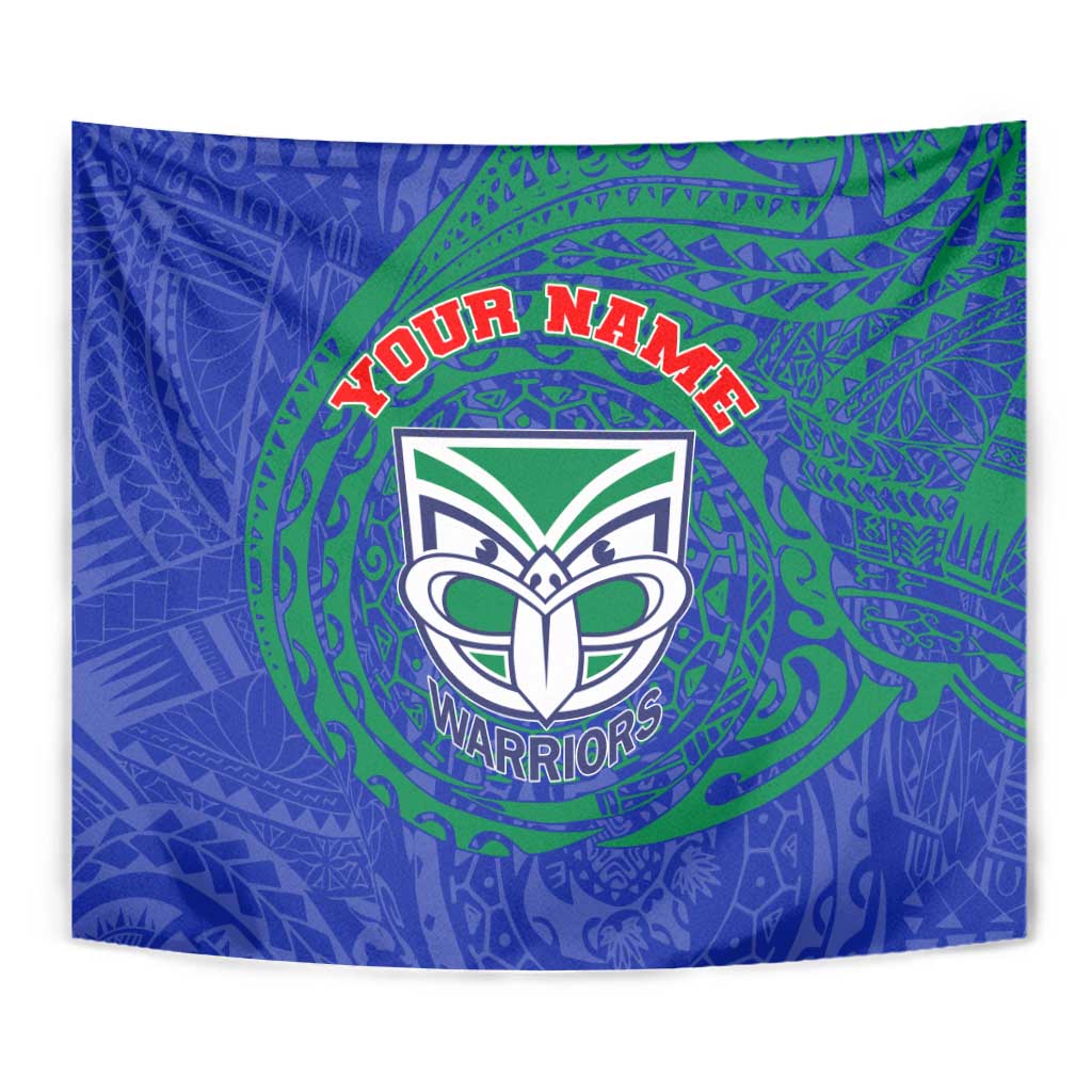 Personalized New Zealand Warriors Tapestry Polynesian Tribal Chest and Sleeve Tattoo