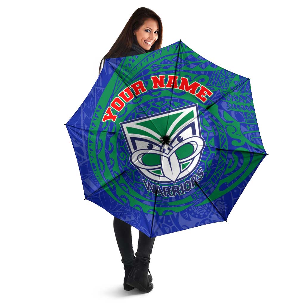 Personalized New Zealand Warriors Umbrella Polynesian Tribal Chest and Sleeve Tattoo