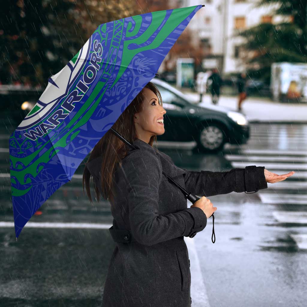 Personalized New Zealand Warriors Umbrella Polynesian Tribal Chest and Sleeve Tattoo