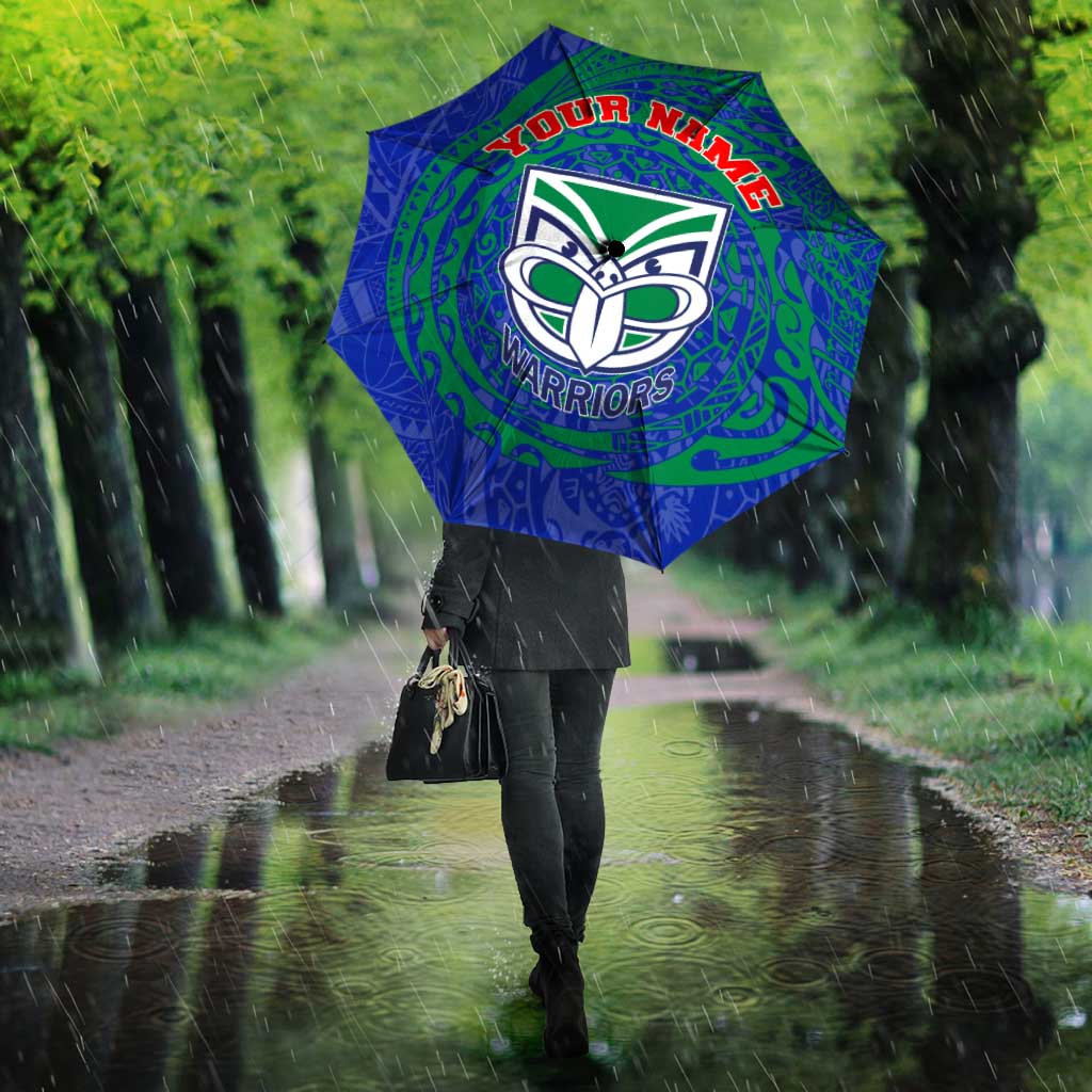 Personalized New Zealand Warriors Umbrella Polynesian Tribal Chest and Sleeve Tattoo