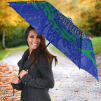 Personalized New Zealand Warriors Umbrella Polynesian Tribal Chest and Sleeve Tattoo