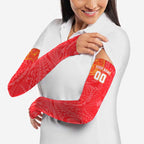 Personalized Dolphins Arm Sleeves Polynesian Tribal Chest and Sleeve Tattoo
