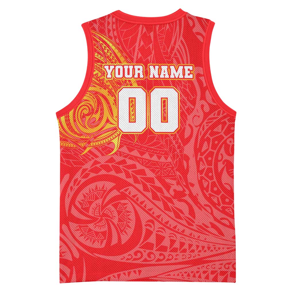 Personalized Dolphins Basketball Jersey Polynesian Tribal Chest and Sleeve Tattoo