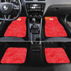 Personalized Dolphins Car Mats Polynesian Tribal Chest and Sleeve Tattoo
