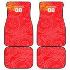 Personalized Dolphins Car Mats Polynesian Tribal Chest and Sleeve Tattoo