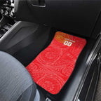 Personalized Dolphins Car Mats Polynesian Tribal Chest and Sleeve Tattoo