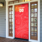 Personalized Dolphins Door Cover Polynesian Tribal Chest and Sleeve Tattoo