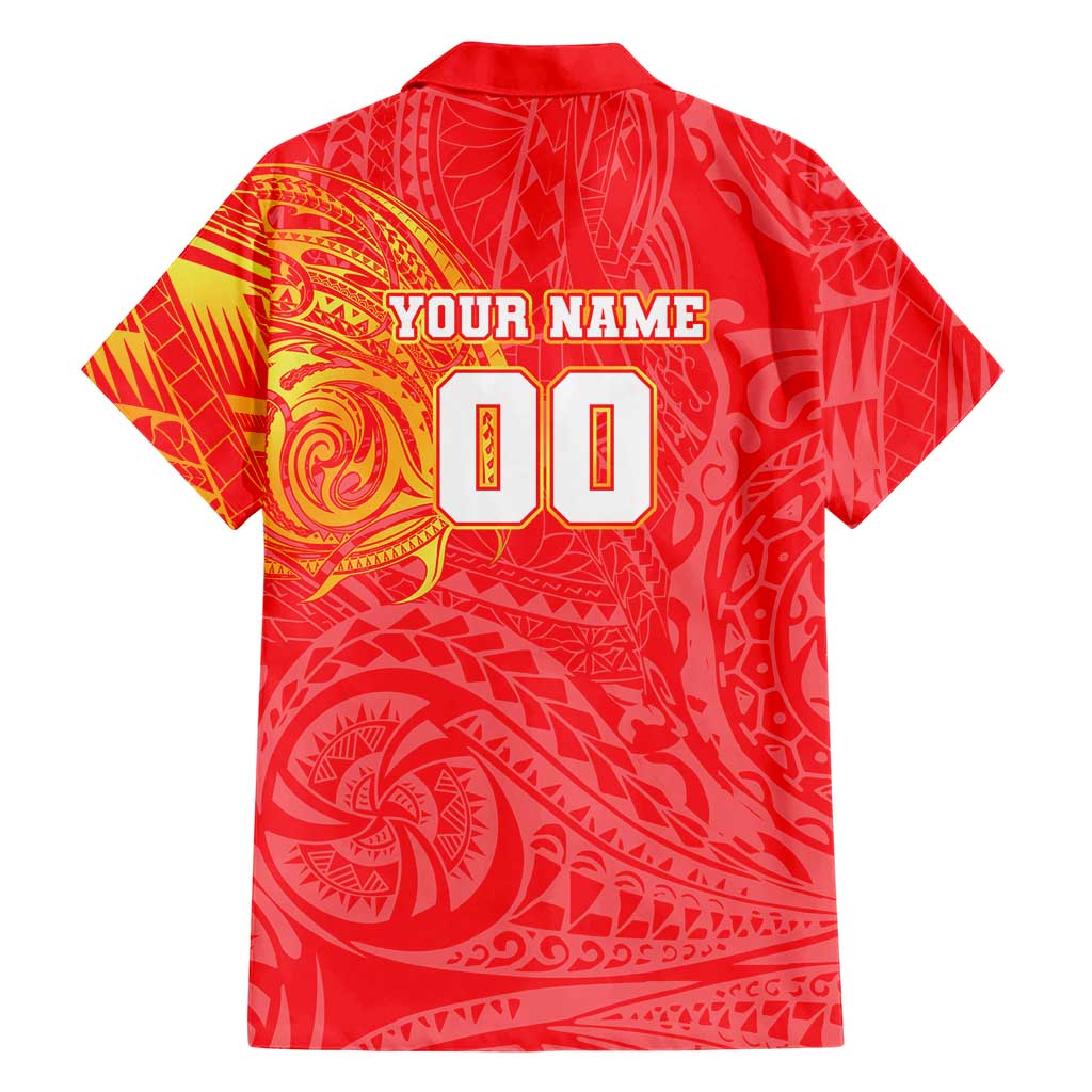 Personalized Dolphins Family Matching Long Sleeve Bodycon Dress and Hawaiian Shirt Polynesian Tribal Chest and Sleeve Tattoo