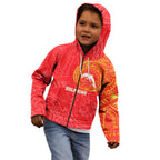 Personalized Dolphins Kid Hoodie Polynesian Tribal Chest and Sleeve Tattoo