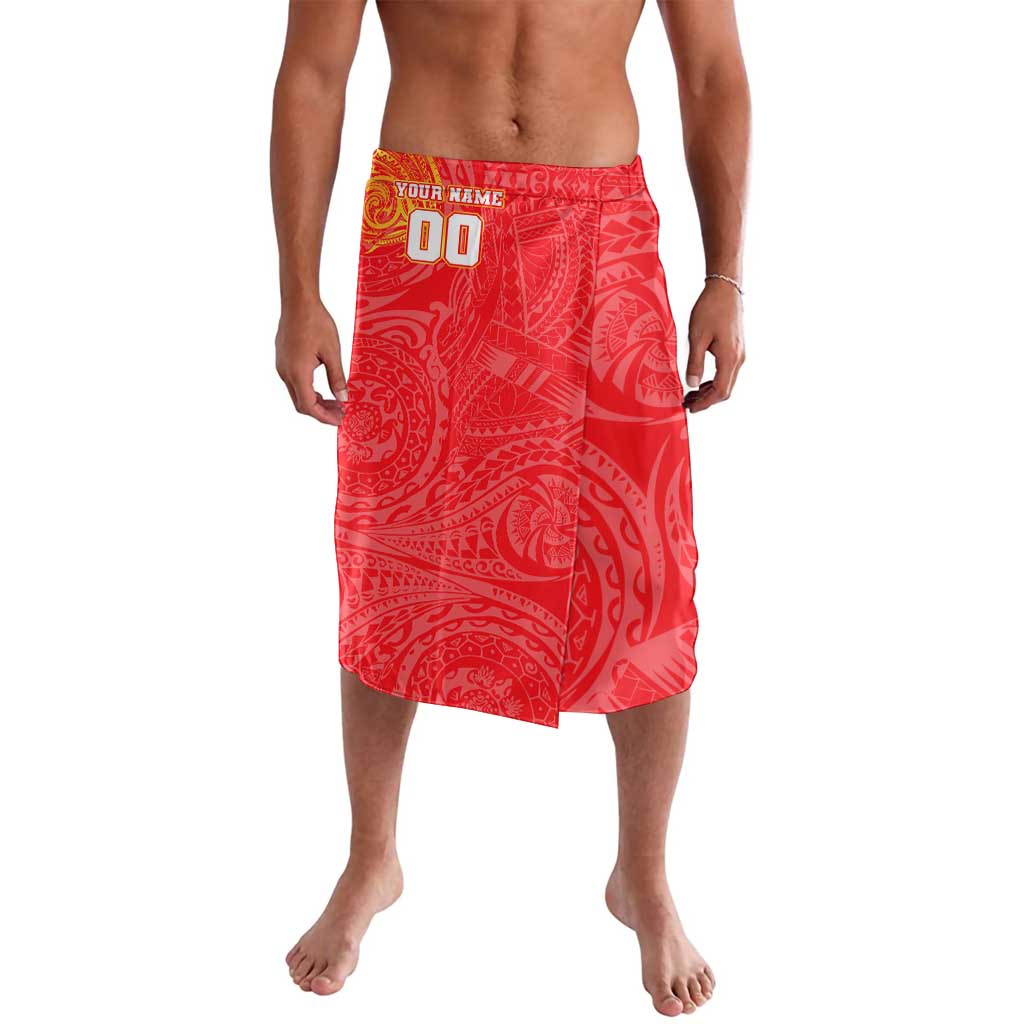 Personalized Dolphins Lavalava Polynesian Tribal Chest and Sleeve Tattoo