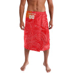 Personalized Dolphins Lavalava Polynesian Tribal Chest and Sleeve Tattoo