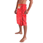 Personalized Dolphins Lavalava Polynesian Tribal Chest and Sleeve Tattoo