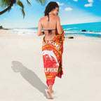 Personalized Dolphins Sarong Polynesian Tribal Chest and Sleeve Tattoo