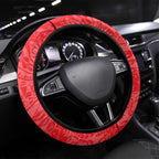 Dolphins Steering Wheel Cover Polynesian Tribal Chest and Sleeve Tattoo