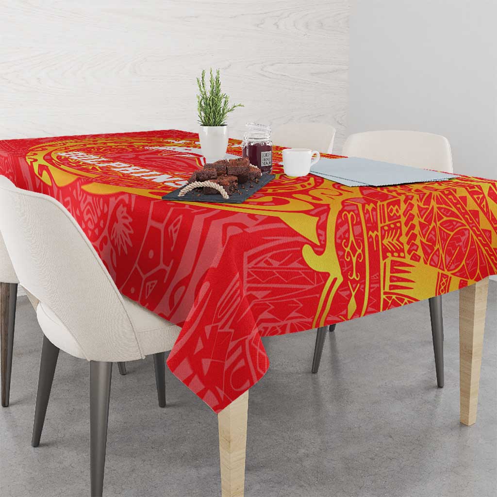 Personalized Dolphins Tablecloth Polynesian Tribal Chest and Sleeve Tattoo