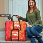 Personalized Dolphins Travel Bag Polynesian Tribal Chest and Sleeve Tattoo
