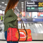 Personalized Dolphins Travel Bag Polynesian Tribal Chest and Sleeve Tattoo