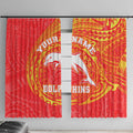 Personalized Dolphins Window Curtain Polynesian Tribal Chest and Sleeve Tattoo
